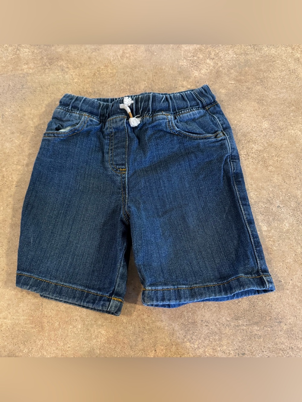 Jumping Beans Navy Blue Pull-On Denim Shorts Boys 5T